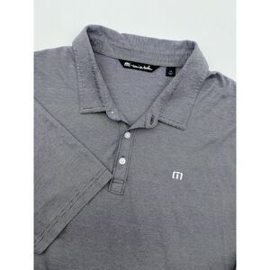 Travis Mathew Polo‎ Shirt Mens XXL Purple Short Sleeve Golf Performance Stretch